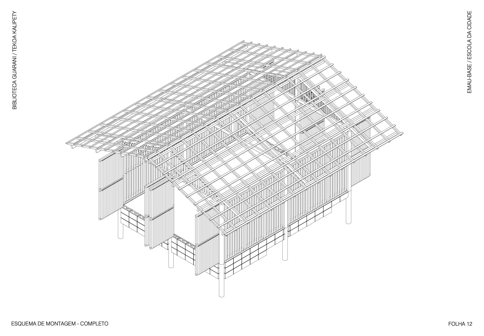 Architectural technical drawing