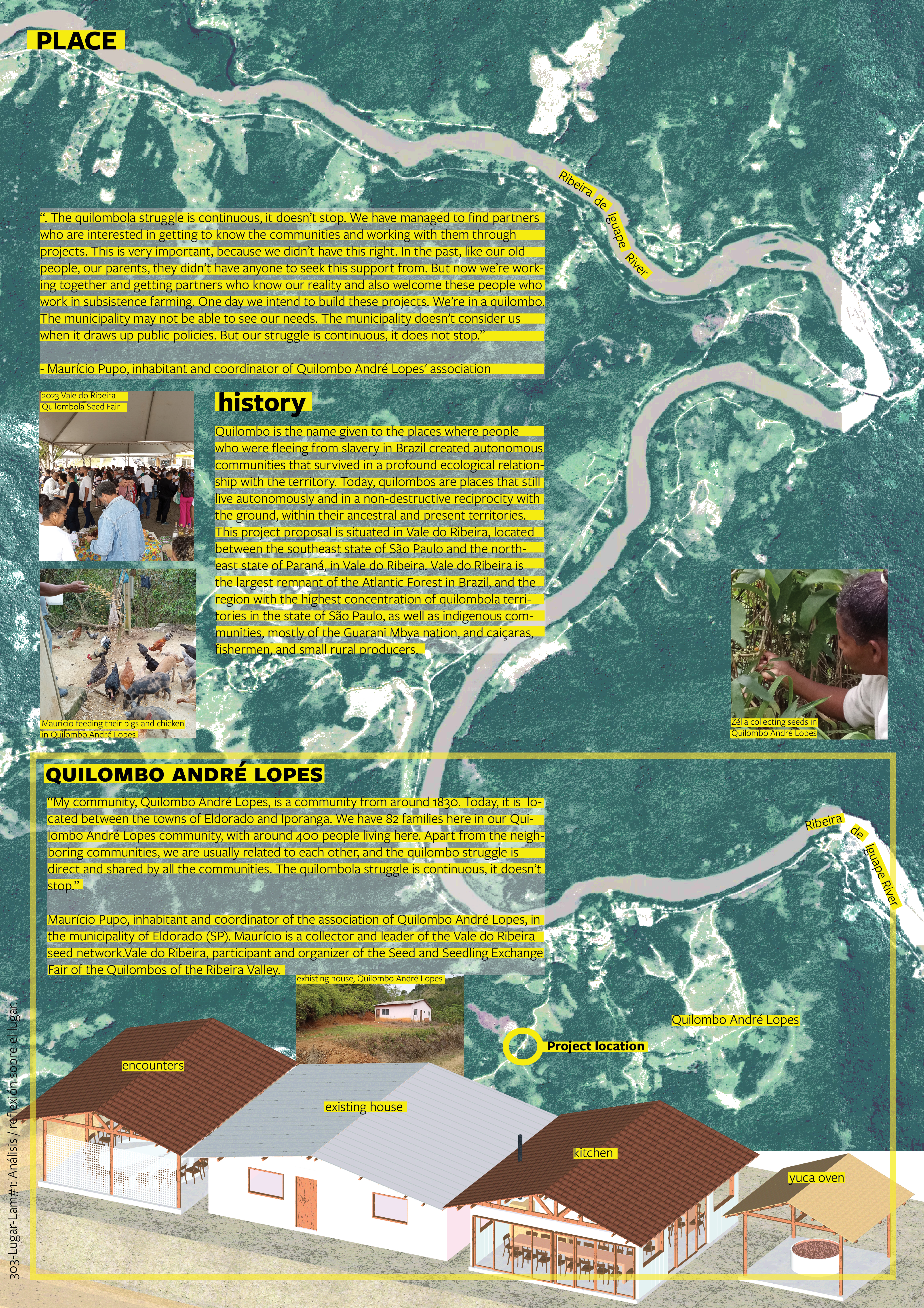 Quilombo Andre Lopes architectural project