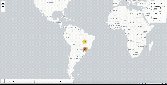 Geographic distribution of archival sources and institutional holdings